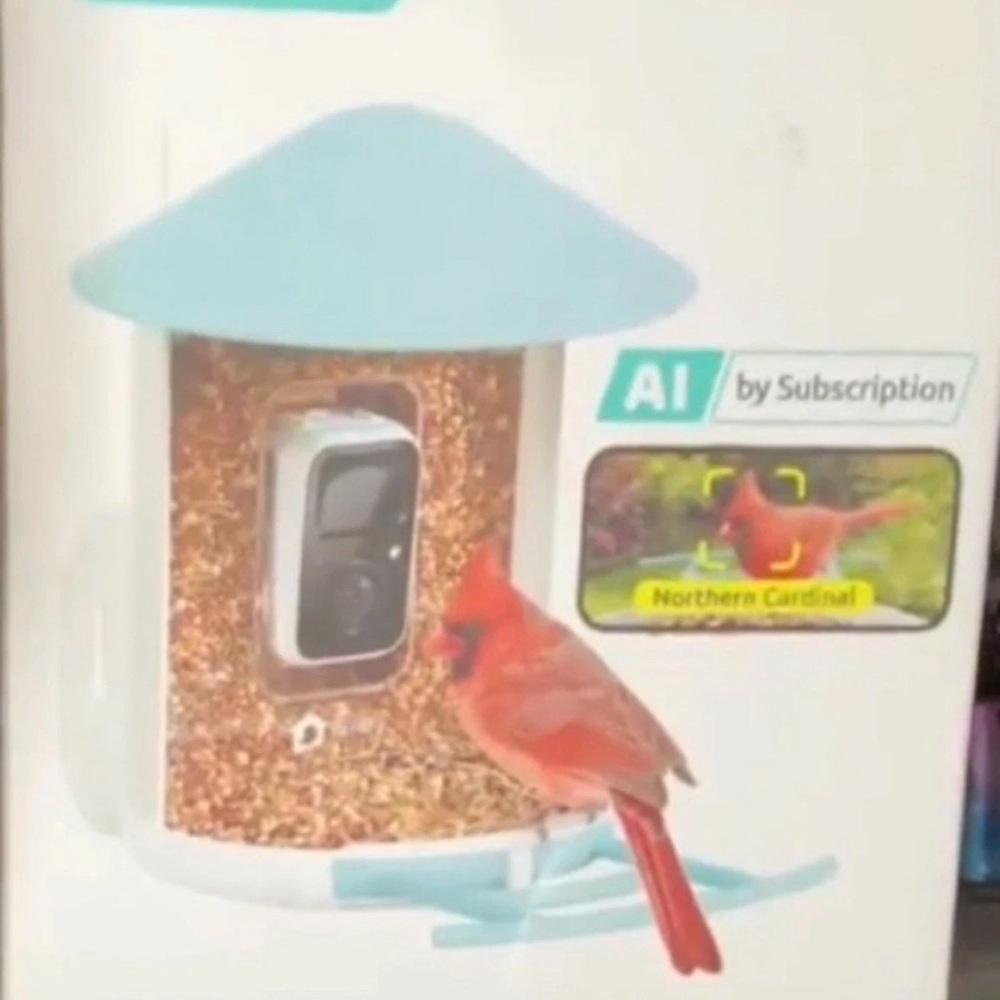Birdfy Smart Bird Feeder with Camera - Blue